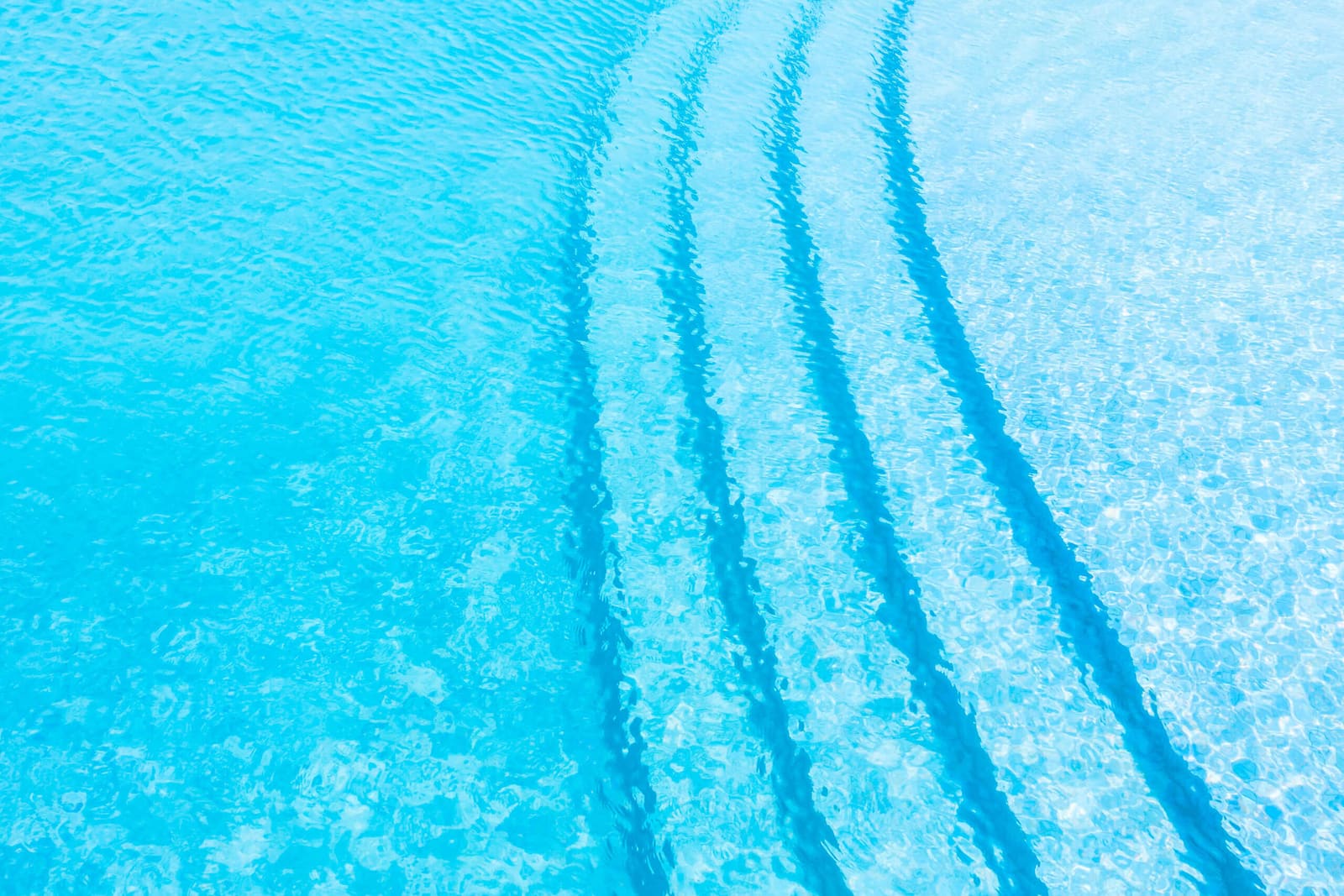 Swimming pool with clear blue water for a service-related transparency article