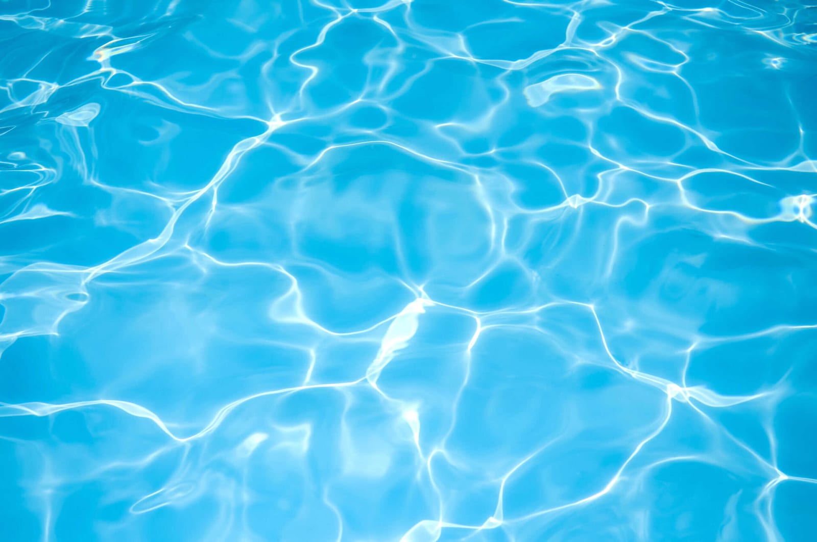 Rippling water surface in a swimming pool